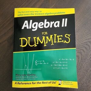 Algebra II For Dummies Book